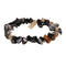 Bracelet "Brio" en Pierres Agate noire, cadeau fêtes pour homme, femme et ados