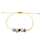 Bracelet Brésilien "Chic" Fluorite Ajustable