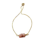 Bracelet Fin "Exquis" Pierre de Soleil Ajustable - Vignette | Lithothérapie Naturelle