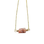 Bracelet Fin "Exquis" Pierre de Soleil Ajustable - Vignette | Lithothérapie Naturelle