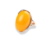Bague Ambre "Cire d'Abeille" - Vignette | Lithothérapie Naturelle