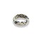 Bague anneau Pierre Jaspe dalmatien "Zuzu", cadeau de lithothérapie pour femme, homme et ados