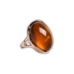 Bague Pierre Ambre "Forêt" - Vignette | Lithothérapie Naturelle