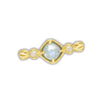 Bague Labradorite et Amazonite "élégance" - Vignette | Lithothérapie Naturelle