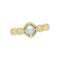 bague pierre labradorite et amazonite, cadeau lithothérapie pour femme