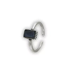 Bague Labradorite Argent "Spectral" - Vignette | Lithothérapie Naturelle