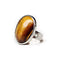 Bague Pierre oeil de tigre "ovale", cadeau lithothérapie homme et femme