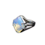 Bague Pierre Opale "Carré" - Vignette | Lithothérapie Naturelle