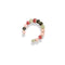 bague pierre tourmaline multicolore "fantaisie", cadeau de lithothérapie pour femme