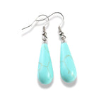 Boucles d'Oreilles Turquoise "Goutte" - Vignette | Lithothérapie Naturelle