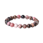 Bracelet "Bien être" Perles Rhodonite du Brésil 19 cm - Vignette | Lithothérapie Naturelle