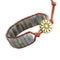 bracelet "Bohème" pierres Labradorite, cadeau homme, femme et ados