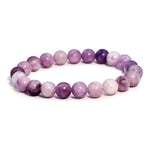 Bracelet Lépidolite Boules 8 mm - Vignette | Lithothérapie Naturelle