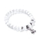 Bracelet "Cygnes" Perles de Sélénite et alliage, cadeau homme femme et ados
