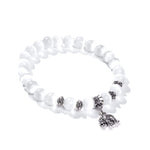 Bracelet "Élephant" Perles de Sélénite - Vignette | Lithothérapie Naturelle