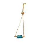 Bracelet Fin "Exquis" Apatite Ajustable - Vignette | Lithothérapie Naturelle