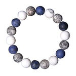 Bracelet Galaxie et Système solaire Perles 10 mm - Vignette | Lithothérapie Naturelle