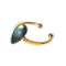 bracelet Labradorite Goutte d'eau Tressé or, cadeau femme
