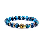Bracelet Oeil de Faucon "Buddha" - Vignette | Lithothérapie Naturelle