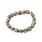 Bracelet "Pépites Sauvages" en pierres de Jaspe dalmatien, cadeau homme ou femme pour fêtes