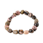 Bracelet "Pépites Sauvages" Rhodonite - Vignette | Lithothérapie Naturelle
