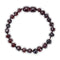bracelet Pierre Ambre rouge 8 mm, cadeau homme et femme pour fêtes