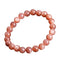 Bracelet Pierre de Soleil Boules de 10 mm - 18 cm, cadeau homme et femme