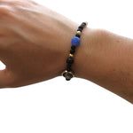 Bracelet Système solaire 9 Planètes en Agate - 20 cm - Vignette | Lithothérapie Naturelle