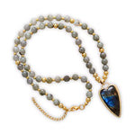 Collier Coeur de Labradorite "Lara" - Vignette | Lithothérapie Naturelle