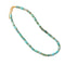 collier "Cylindre" Pierres Amazonite, cadeau lithothérapie homme et femme