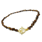 Collier Pierres Oeil de Tigre "Élégance" - Vignette | Lithothérapie Naturelle