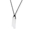 pendentif "Rectangle" cristal de roche, cadeau de lithothérapie homme, femme ou adolescent