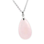 Pendentif Pierre Quartz Rose "Goutte d'eau" - Vignette | Lithothérapie Naturelle