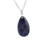 Pendentif Pierre Sodalite "Goutte d'eau" - Vignette | Lithothérapie Naturelle