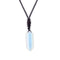 pendentif prisme d'opale bleue, cadeaude lithothérapie