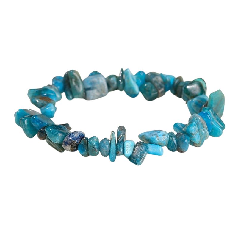 Bracelet "Brio"  en Pierres Apatite, cadeau fêtes pour homme, femme, ados