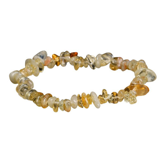 Bracelet "Brio" en Pierres Citrine, cadeau fête pour homme, femme et ados