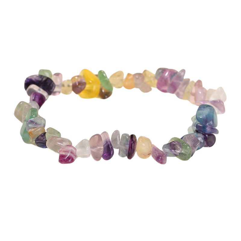 Bracelet "Brio" en Pierres Fluorite, cadeau fêtes pour homme, femme et ados