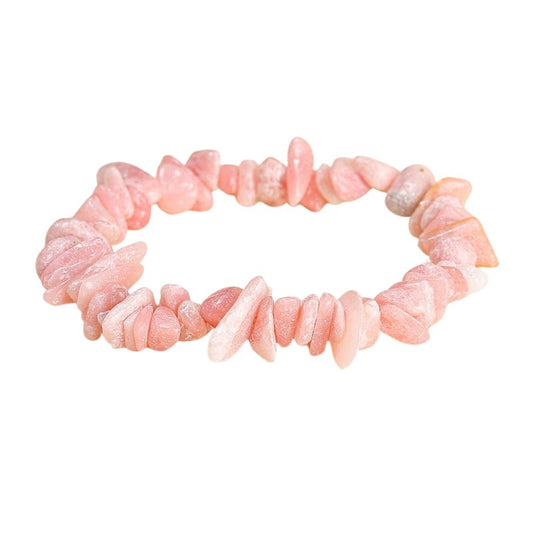 Bracelet "Brio" en Pierres Opale Rose, cadeau fêtes pour homme, femme et ados