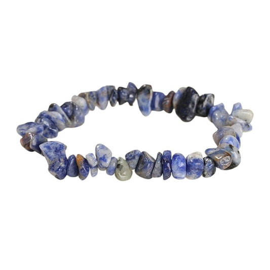 Bracelet "Brio" en pierres Sodalite, cadeau fêtes pour homme et femme