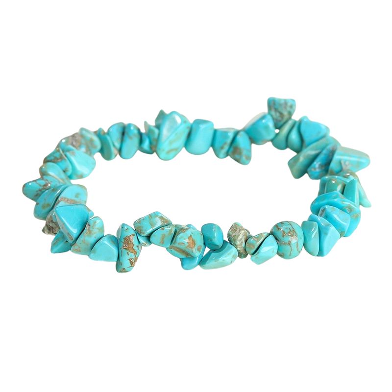 Bracelet "Brio" en Pierres turquoise, cadeau fêtes pour homme, femme
