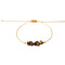 Bracelet Brésilien "Chic" Oeil de Tigre Ajustable