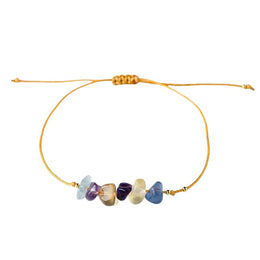 Bracelet Brésilien "Chic" Fluorite Ajustable
