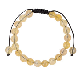 Bracelet citrine, lithothérapie, cadeau homme et femme