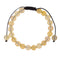 Bracelet citrine, lithothérapie, cadeau homme et femme