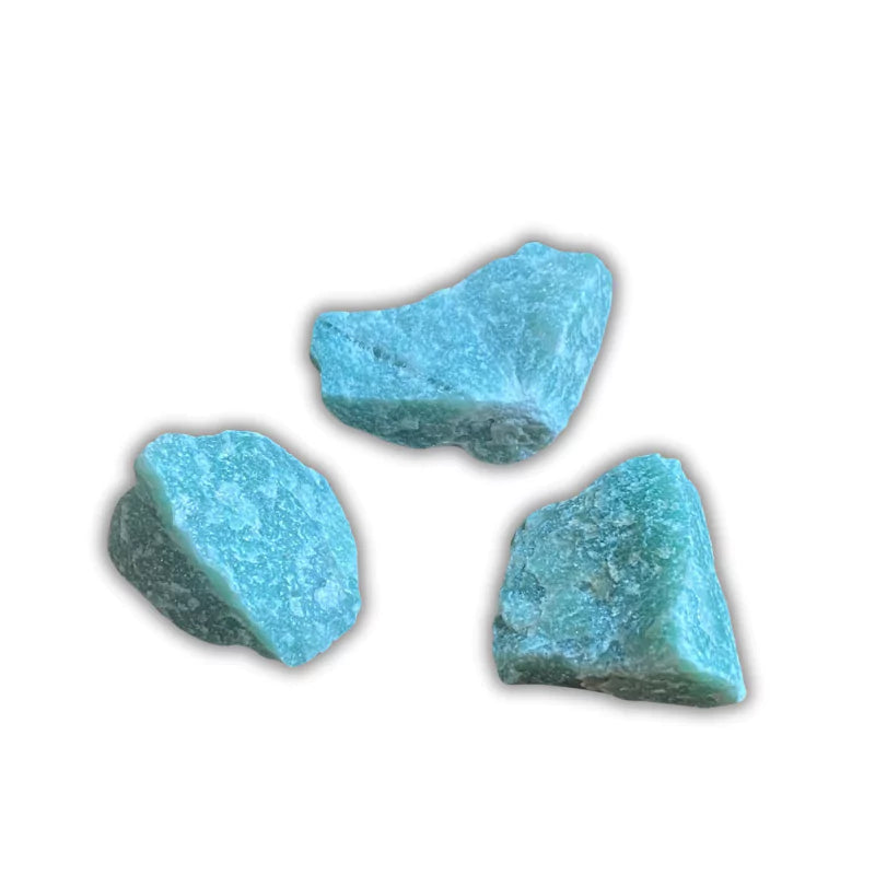 lot de pierres amazonite du Mozambique, cadeau lithothérapie homme ou femme