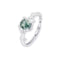bague Agate Verte "Forêt Intérieure", cadeau femme