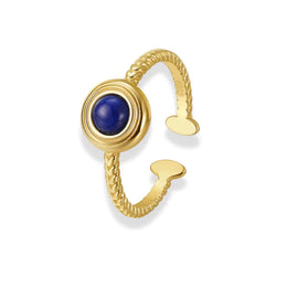 bague Lapis Lazuli Argent  or, cadeau de lithotherapie pour femme