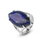 bague Lapis Lazuli "Marquise" , cadeau lithothérapie homme, femme 