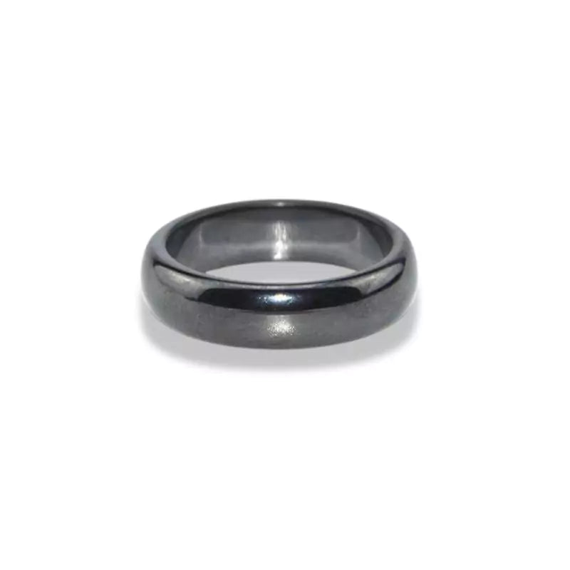 bague magnétique hématite, cadeau lithothérapie pour homme et femme